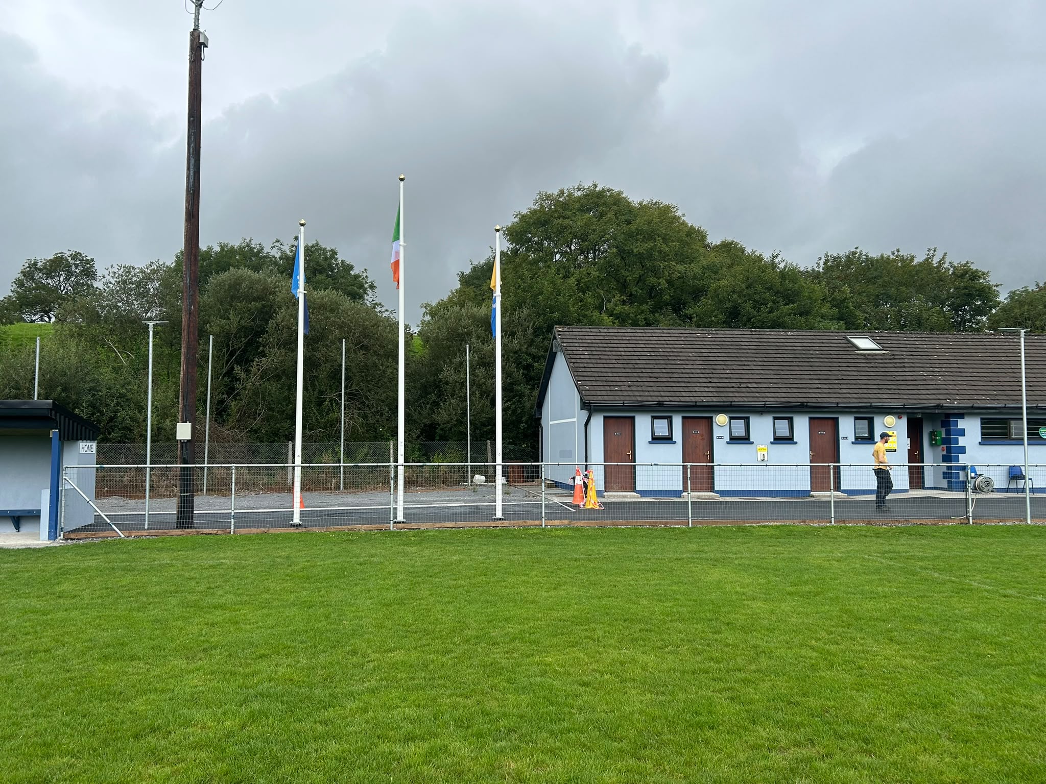 Flagpoles donated to Kildysart GAA, Co. Clare
